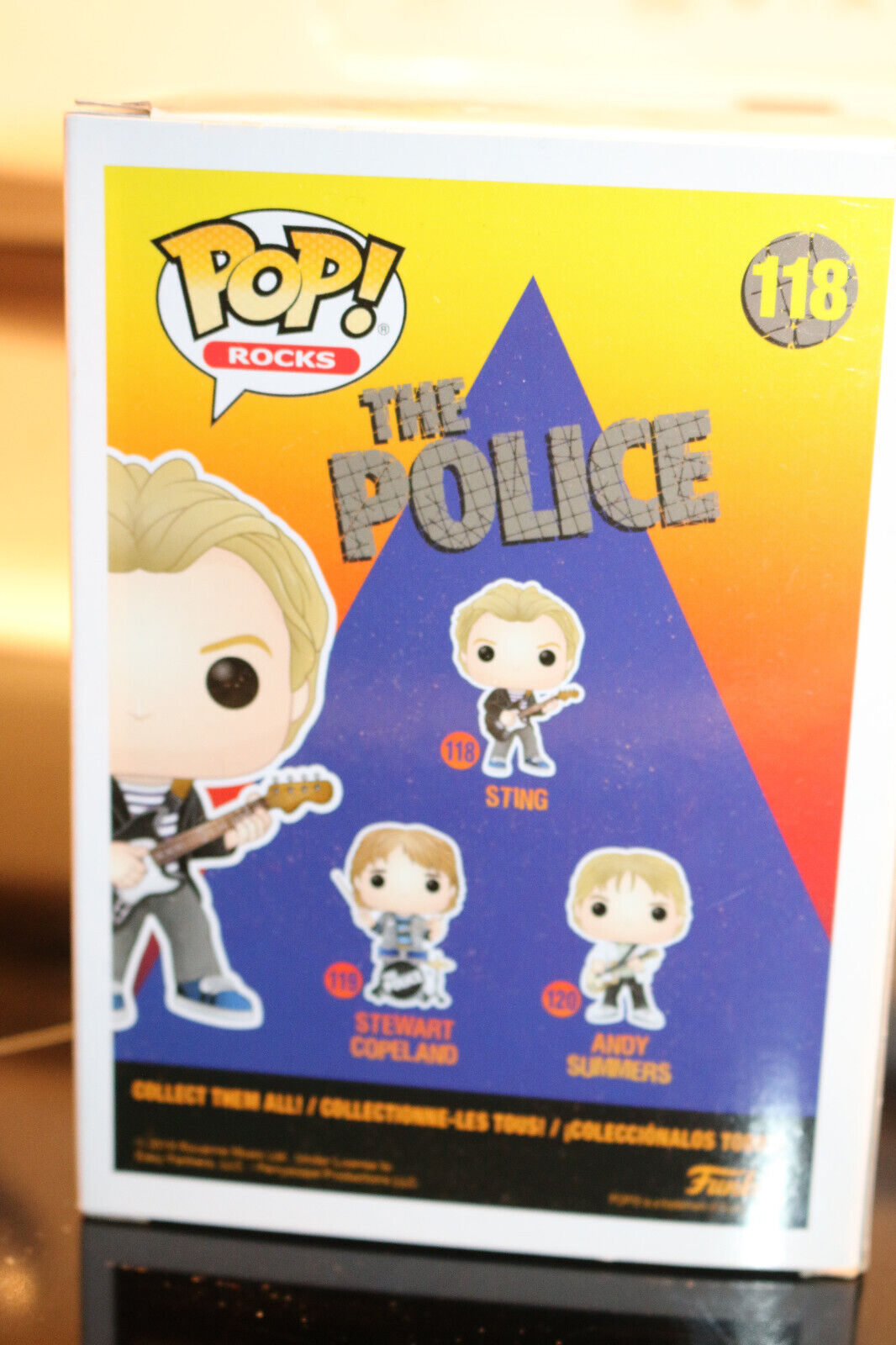 Funko Pop! Rocks - The Police Vinyl Figure - Sting #118 Figure Toy