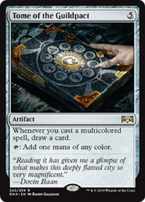 MTG 1x Tome of the Guildpact Ravnica Allegiance Unplayed NM Card