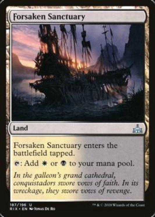 MTG MTG 4x  Sea  Forsaken Sanctuary Rivals of Ixalan MTG Magic cards