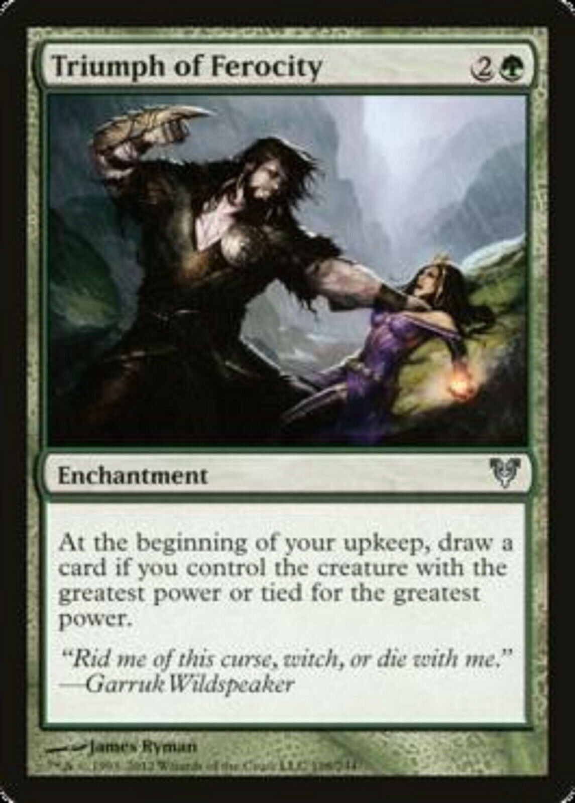 MTG MTG 1x Triumph of Ferocity Avacyn Restored Card Magic The Gathering MTG MTG 1x Triumph of Ferocity Avacyn Restored Card Magic The Gathering