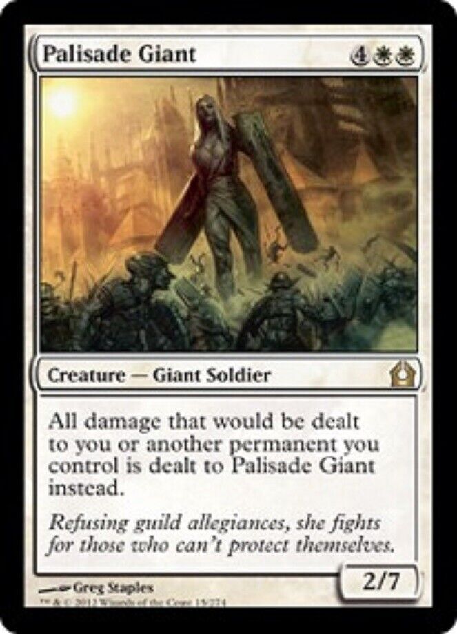 MTG 1x Palisade Giant Return to Ravnica card NM Magic the Gathering MTG