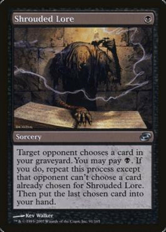 MTG MTG 1x   Shrouded Lore Planar Chaos card Magic the gathering