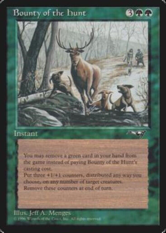 MTG MTG 1x Bounty of the Hunt Alliances Card Magic The Gathering