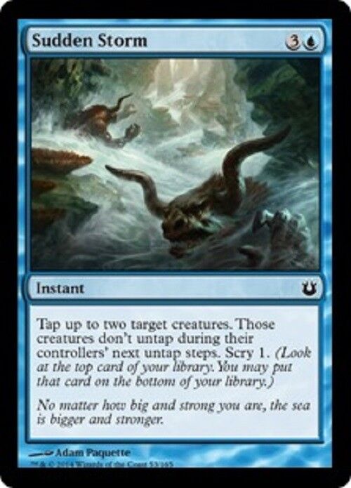 MTG 4x MTG Sudden Storm Born of the Gods Magic the GAthering Cards