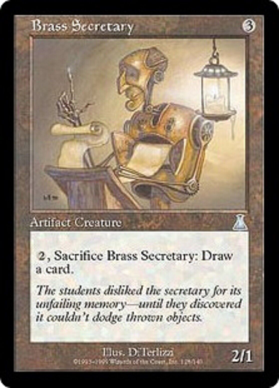 MTG MTG 1x Brass Secretary Urza's Destiny Magic the Gathering card