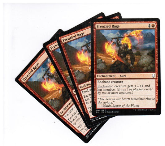 MTG MTG Frenzied Rage 4x Magic the GAthering cards NM