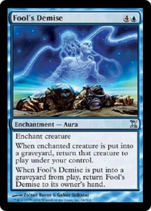 MTG Mtg x1  Fool's Demise Time Spiral blue Magic the Gathering card