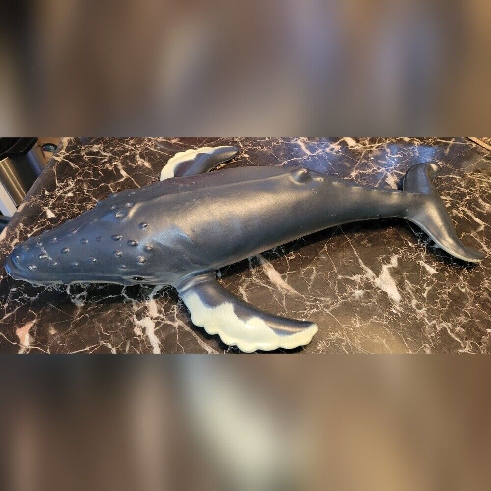 2003 Toy Major Tradingco. Rubber Humpback Whale Large 22"X 13"Soft Figure Animal