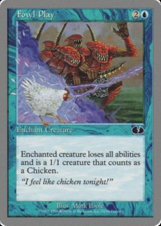 MTG MTG 1x Fowl Play Unglued Magic the Gathering