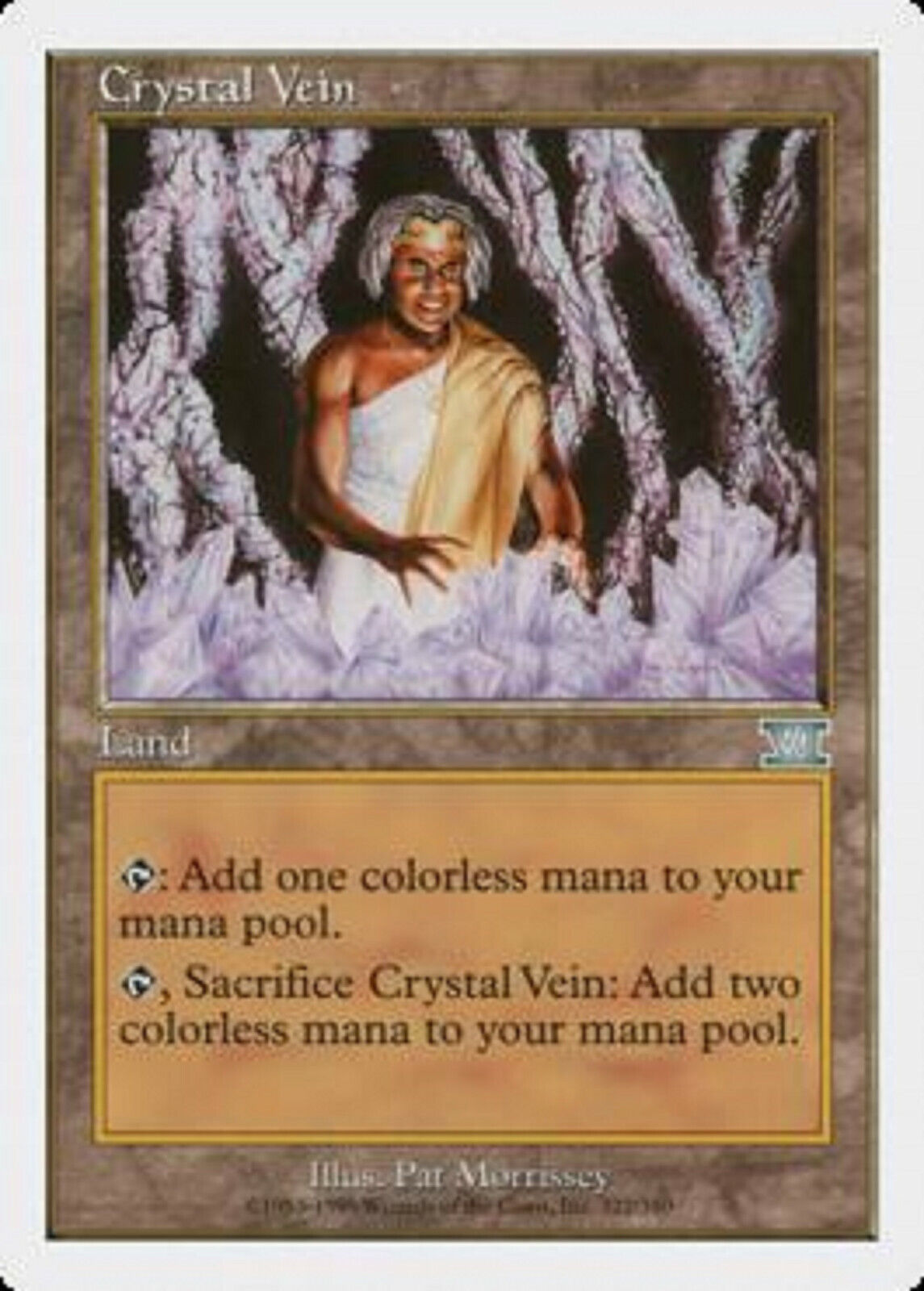 MTG MTG 1x Crystal Vein Classic Sixth Edition  card Magic the gathering