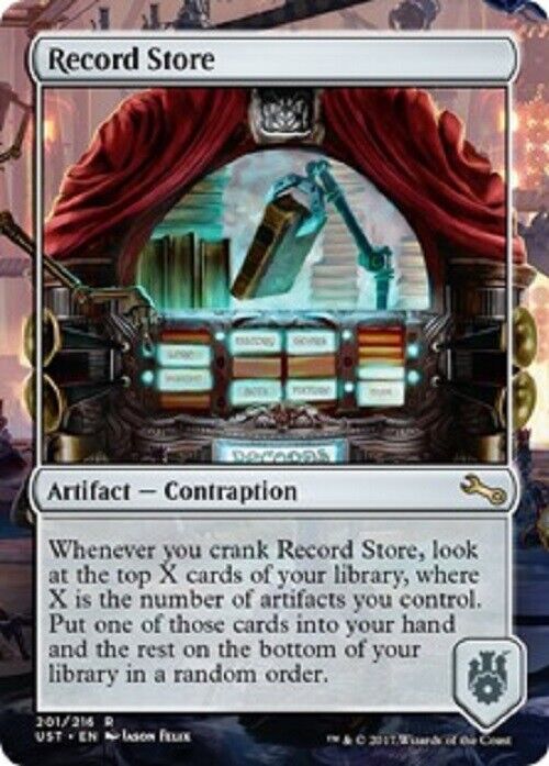 MTG MTG 1x   Record Store rare Unstable Card Magic The Gathering