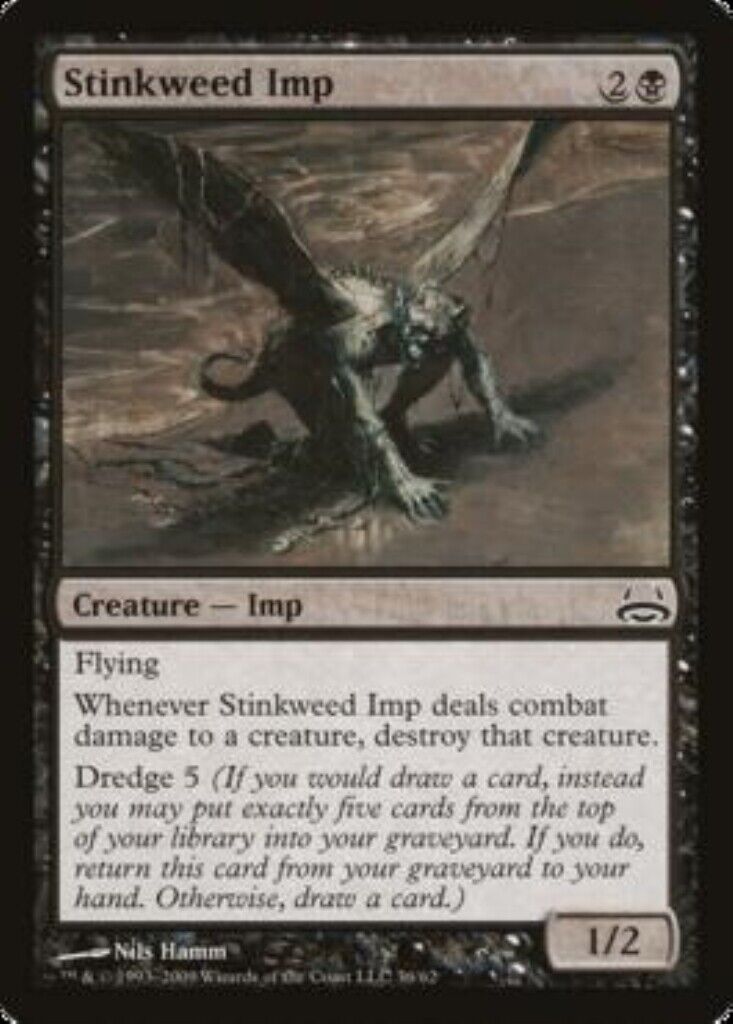 MTG MTG Stinkweed Imp Duel Decks: Divine vs Demonic card Magic The Gathering played