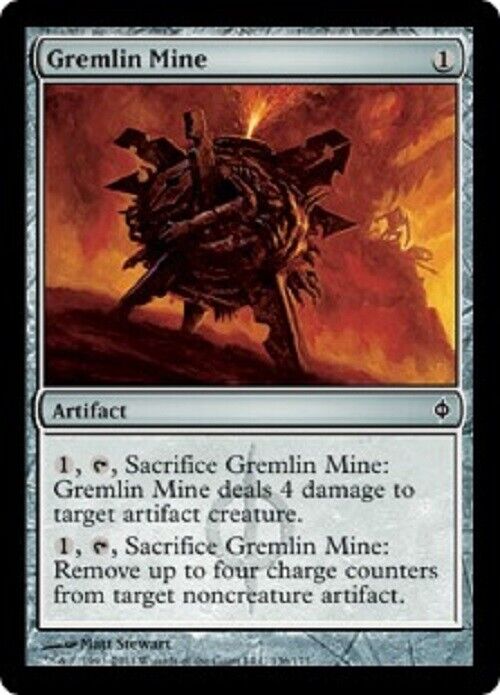 MTG MTG 1x  Gremlin Mine NPH New Phyrexia card Magic The Gathering Commander Pauper