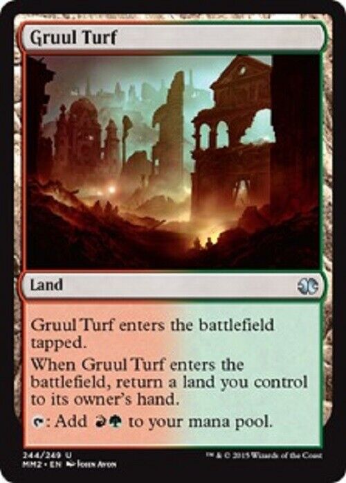 MTG 1x Gruul Turf MM2 Modern Masters 2015 Edition card Magic the Gathering MTG