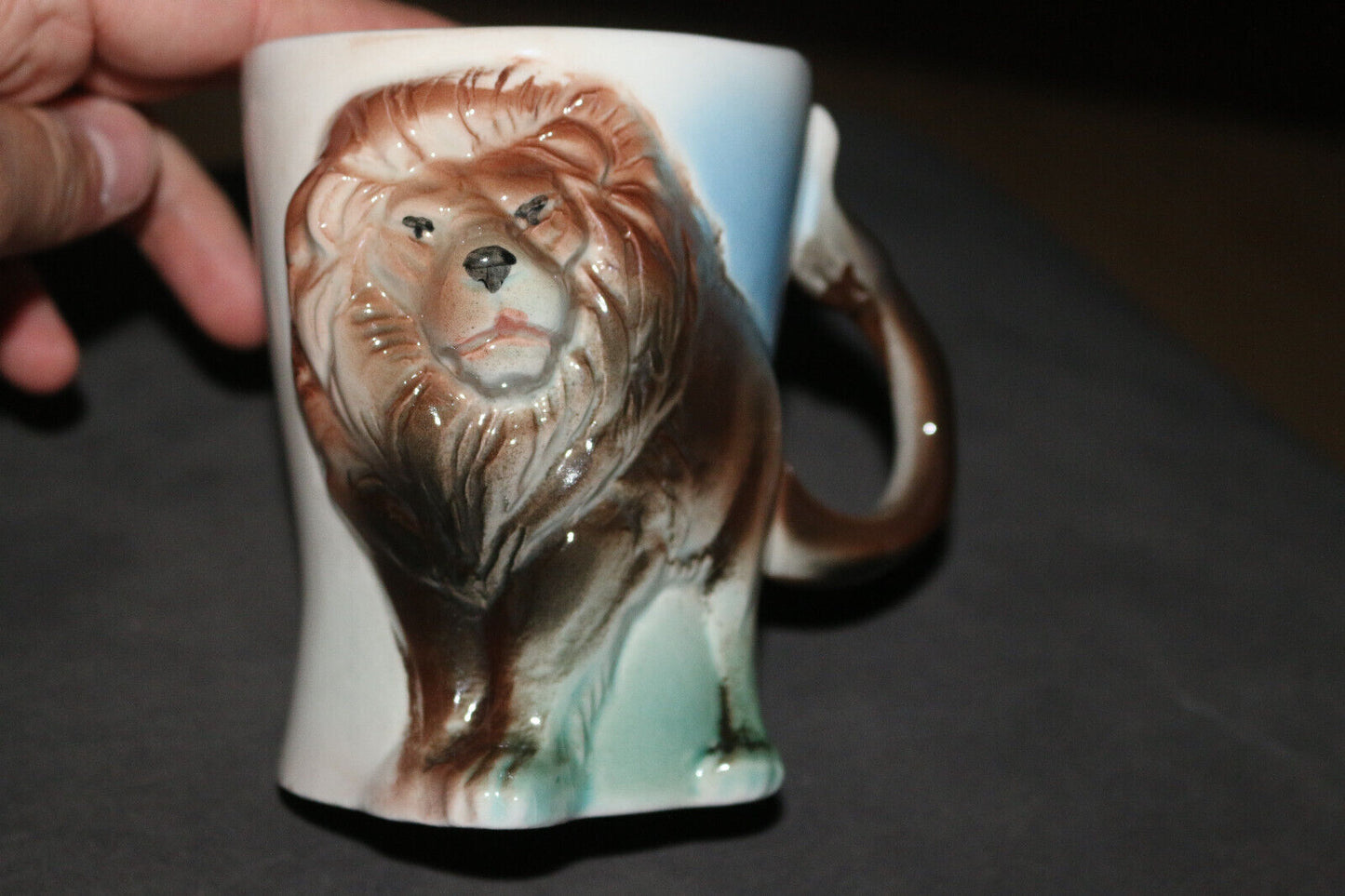 Tasse À Café 3D Stéréo Lion, Tasse Créative En Céramique Mug Cup Ceramic Rare