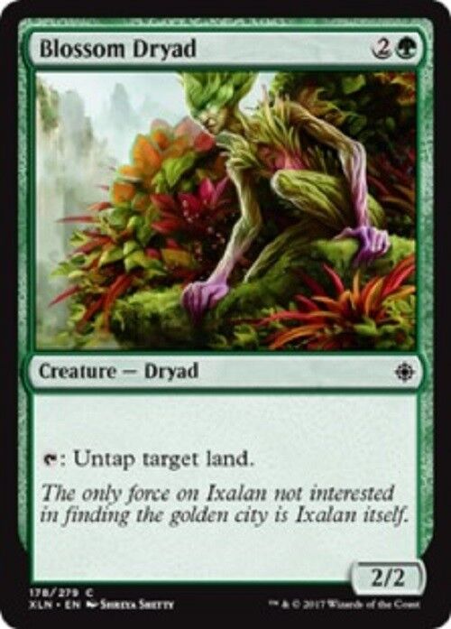 MTG 4x Blossom Dryad NM Ixalan MTG Magic the gathering