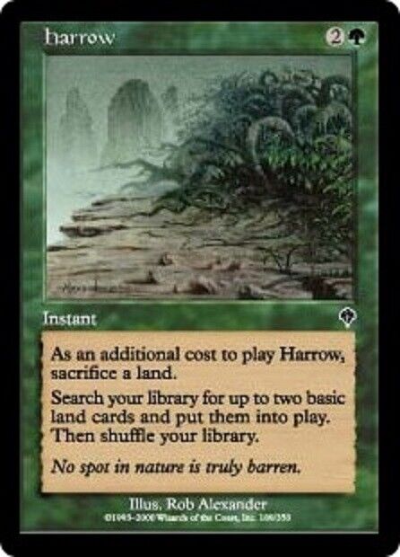 MTG MTG 1x  Harrow Invasion Card Magic The Gathering pauper