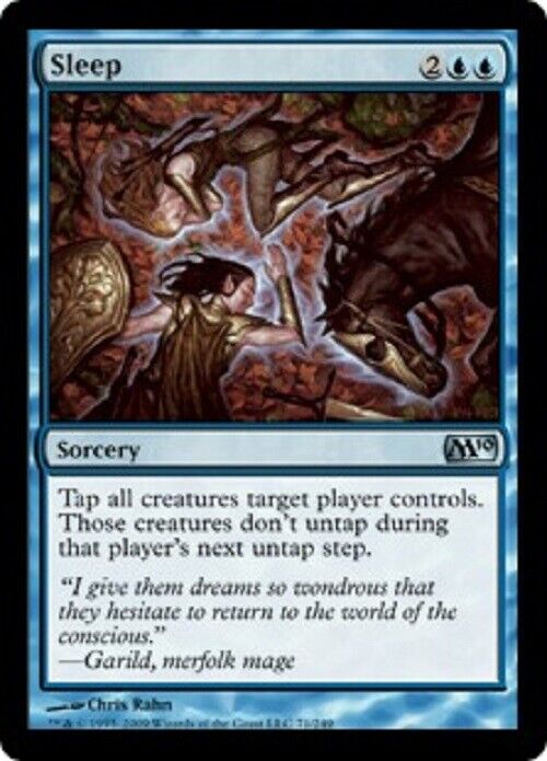 MTG MTG 1x  Sleep M10 Magic 2010 Card Magic The Gathering pauper