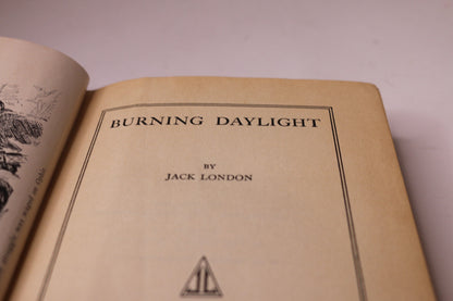 The Works Of Jack London Burning Daylight 1910 Vintage Hardcover Book Antique 1S
