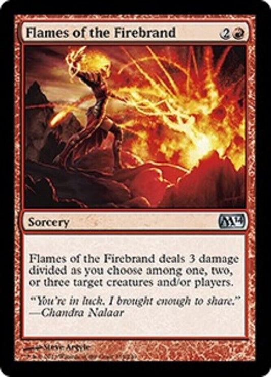 MTG 1x MTG Flames of the Firebrand Magic 2014 Core Set Card Magic the Gathering NM