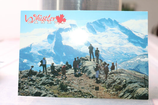 Vintage Post Card The Peak Of Whistler Canada B.C.