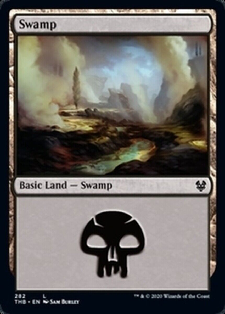 MTG MTG 1x Swamp (282) Theros: Beyond Death Foil MTG Magic card