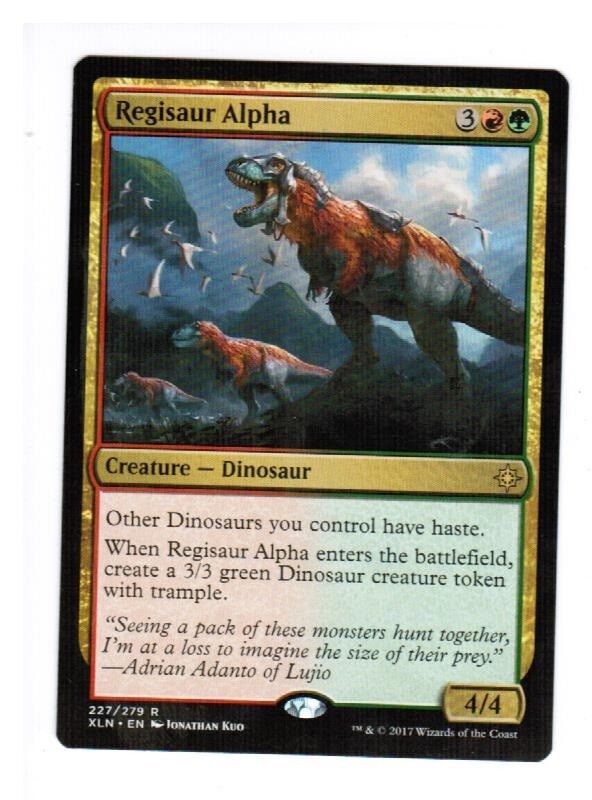 MTG Regisaur Alpha Ixalan Unplayed NM cards Freshpack English Commander