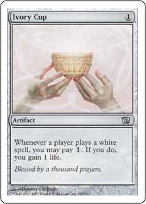 MTG MTG 1x Ivory Cup 8ED Eighth Edition Artifact life Magic The Gathering card