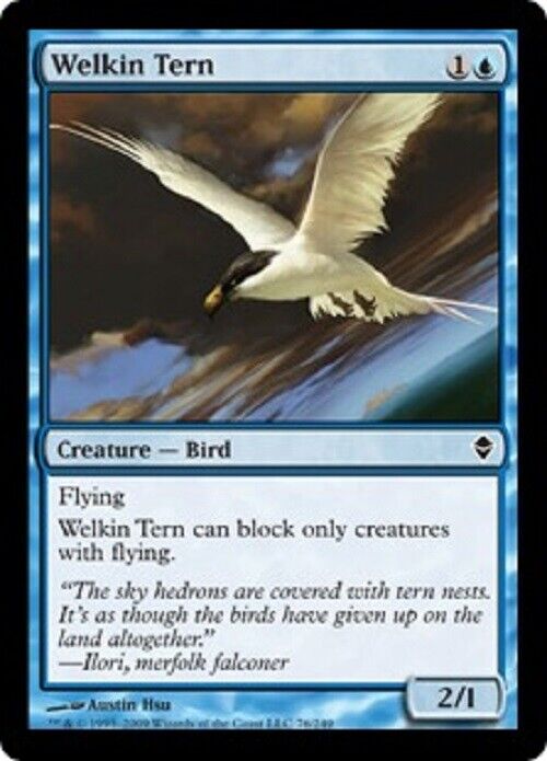 MTG MTG 4x Welkin Tern Zendikar  Card Magic The Gathering Pauper