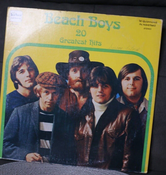 Vinyl Beach Boys 20 Greatest Hits Capitol Capital Special Markets Sl 8015 1979