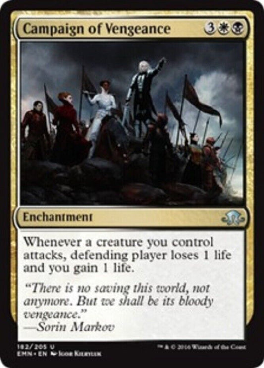 MTG MTG 1x Campaign of Vengeance Eldritch Moon Magic The Gathering card NM