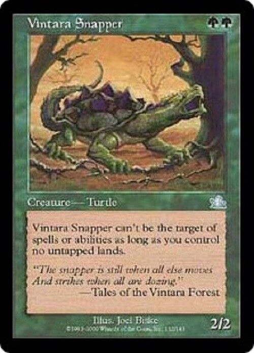 MTG MTG 1x Vintara Snapper Prophecy  Card Magic The Gathering NM