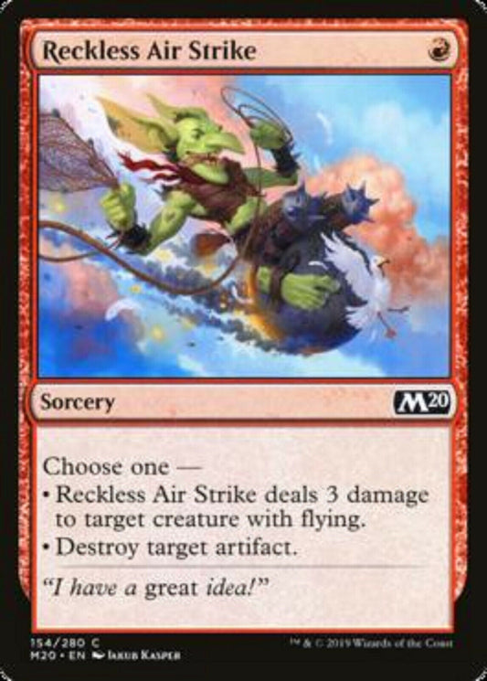 MTG MTG 4x Reckless Air Strike Core Set 2020 cards Magic The Gathering