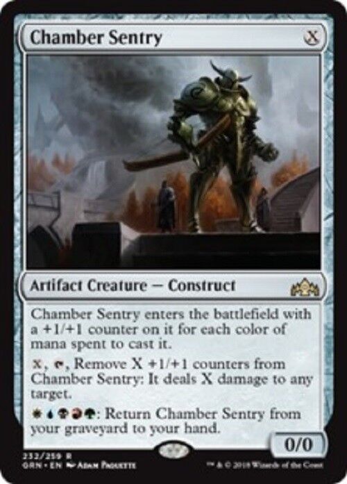 MTG 1x Chamber Sentry Guilds of Ravnica Card MTG Magic Commander Rare