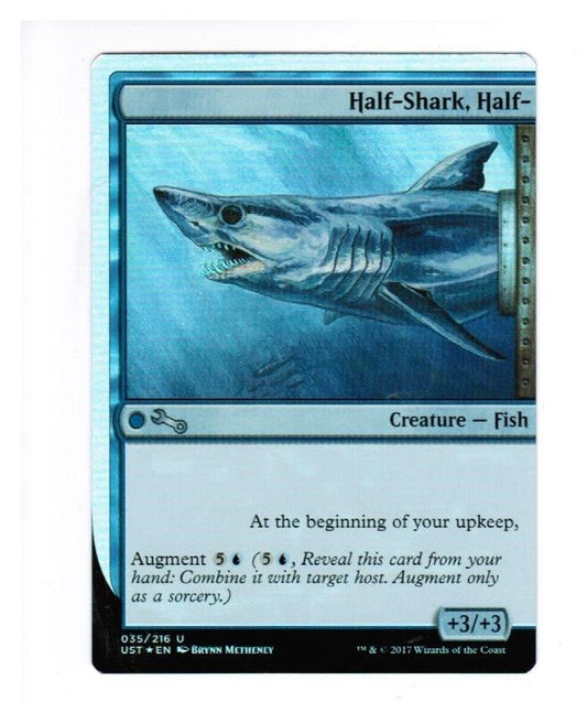 MTG MTG 1x Half-Shark, Half-  Unstable  NM Magic the Gathering card