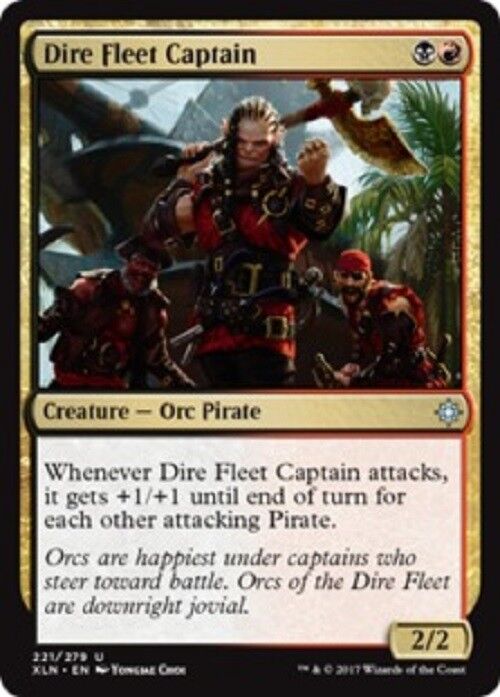 MTG 1x Dire Fleet Captain Ixalan Card Magic the Gathering NM Rare MTG