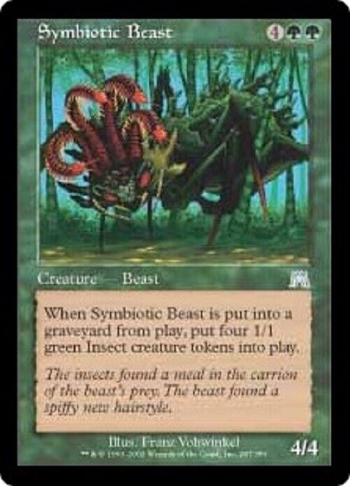 MTG MTG 1x Symbiotic Beast Onslaught  Card Magic The Gathering Commander Pauper