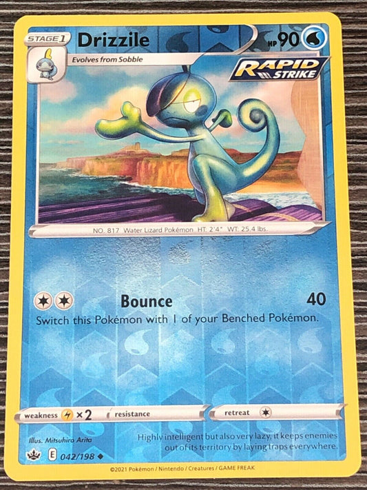 Pokemon : Swsh Chilling Reign Drizzile 042/198 Uncommon Reverse