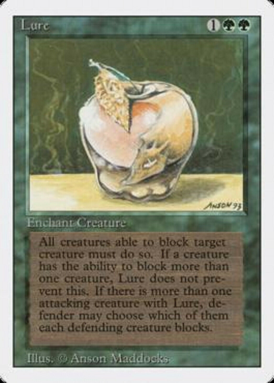 MTG 1x  Lure Revised Edition Card Magic the Gathering MTG