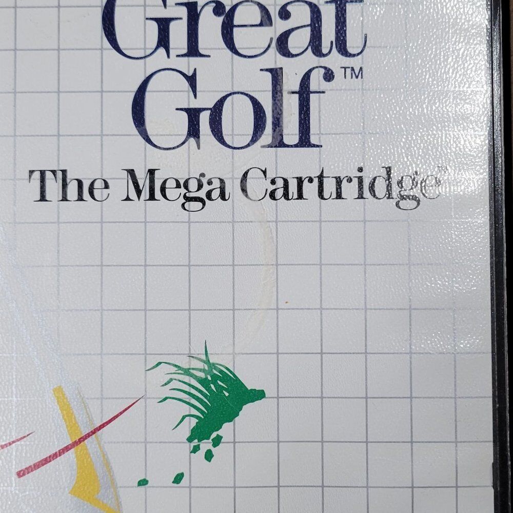 Sega Master System Game-Great Golf - The Mega Cartridge-Original Packaging - #F1