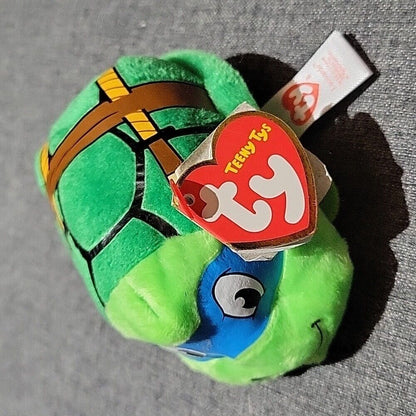 Tmnt Teenage Mutante Ninja Turtle Plush Leonardo 2017 Teen Ty'S W/ Tag