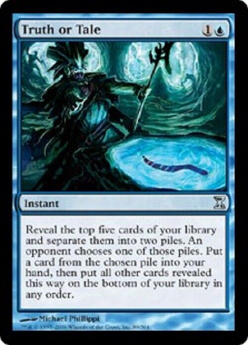 MTG MTG 1x Truth or Tale  Time Spiral  Card Magic The Gathering