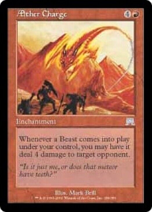 MTG MTG 1x Aether Charge Onslaught  Magic the Gathering card