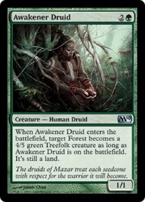 MTG 1x Awakener Druid M10 Magic 2010  MTG Magic the Gathering card