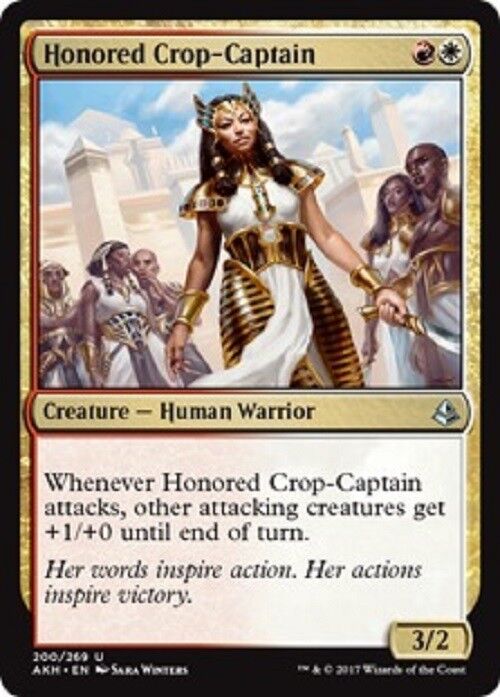 MTG 1x Honored Crop-Captain Amonkhet NM Magic the Gathering card