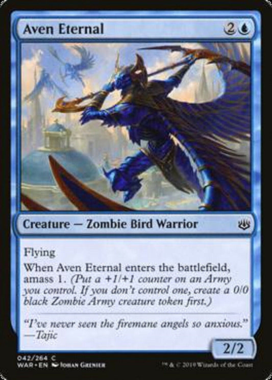 MTG MTG 4x Aven Eternal War of the Spark Cards Magic The Gathering NM