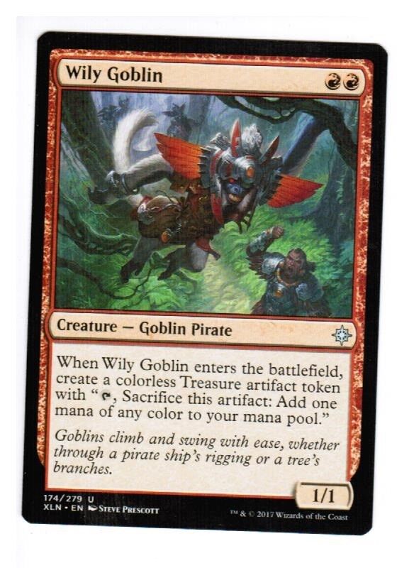 MTG Wily Goblin Ixalan Unplayed NM cards English Pauper Commander