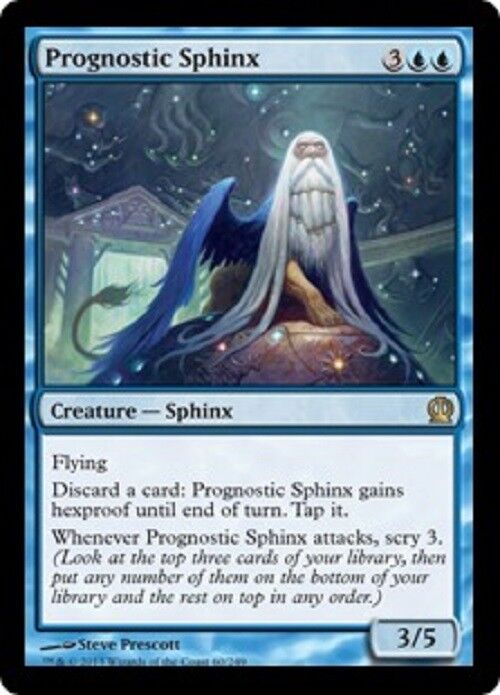 MTG MTG 1x Prognostic Sphinx THS Theros Card Magic The Gathering