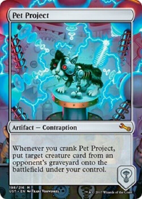 MTG MTG 1x  Pet Project Mythic rare Unstable Card Magic The Gathering