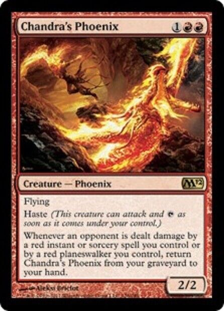 MTG MTG 1x  Chandra's Phoenix Magic 2012   Magic The Gathering